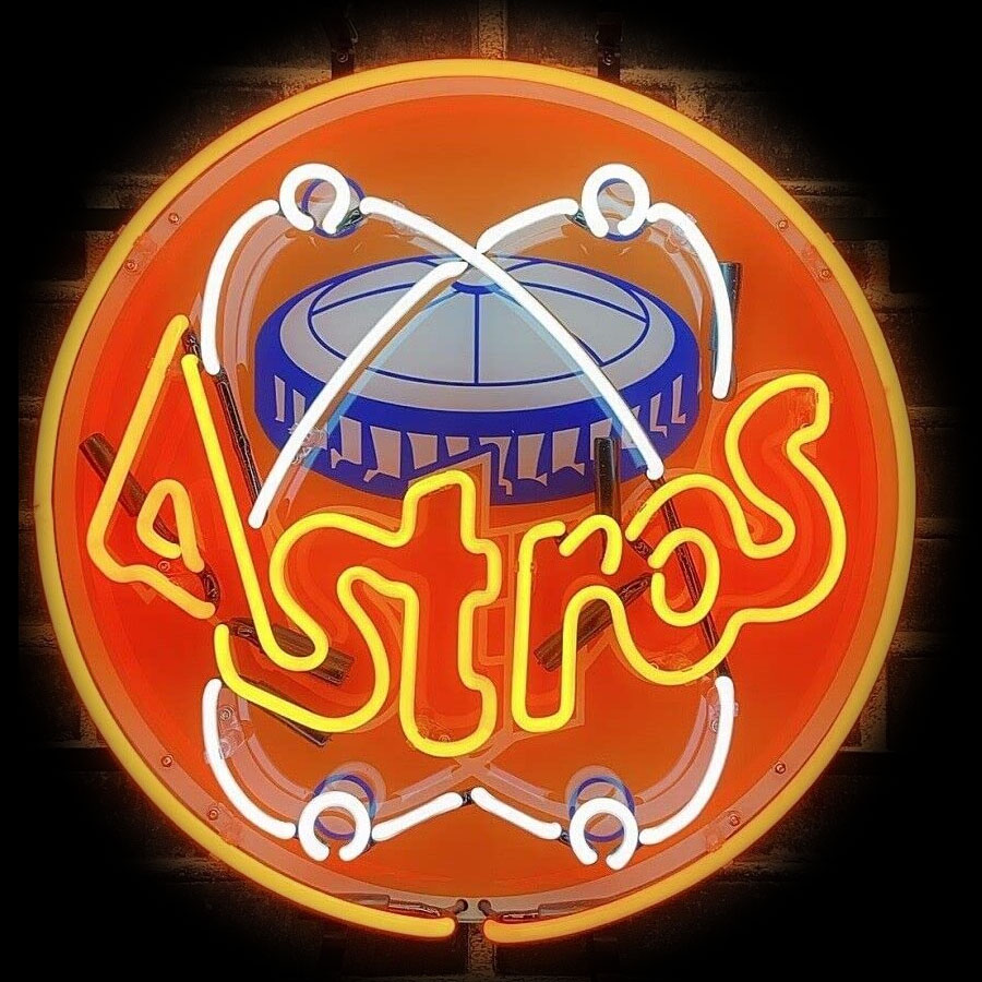 Commercial Glass Printing - Housto Astro-letreros de neón con bombilla