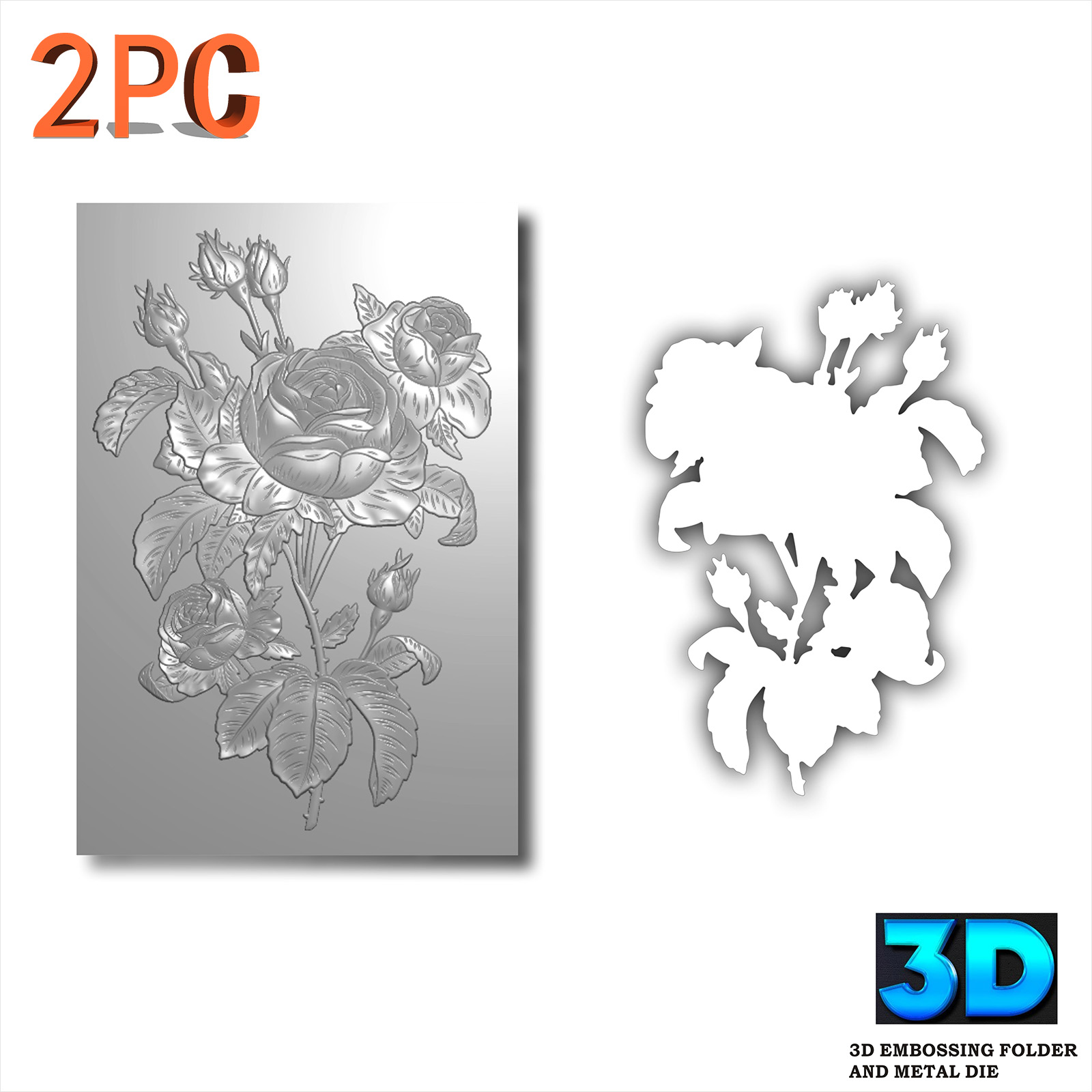 Commercial Printing Books - Juego de 2 Moldes de Corte