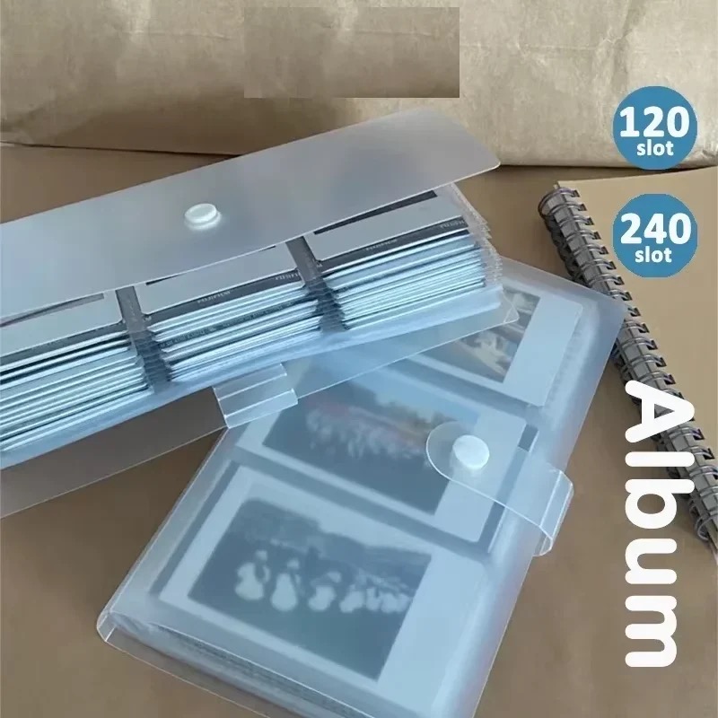 Commercial Printing Books - Portatarjetas con 120/240 ranuras, álbum de