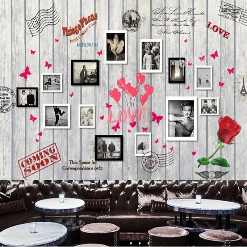 Commercial Wallpaper Printing - Fotos en forma de corazón de