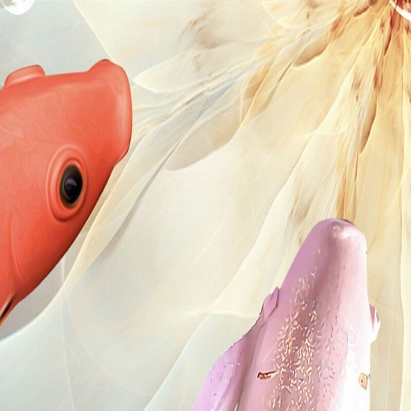 Moderno y elegante pez pavo re - Commercial Wallpaper Printing reseña y precio