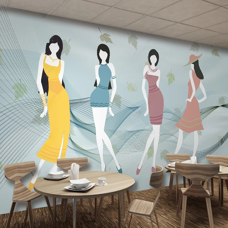 Mural personalizado moderno fr - Commercial Wallpaper Printing reseña y precio
