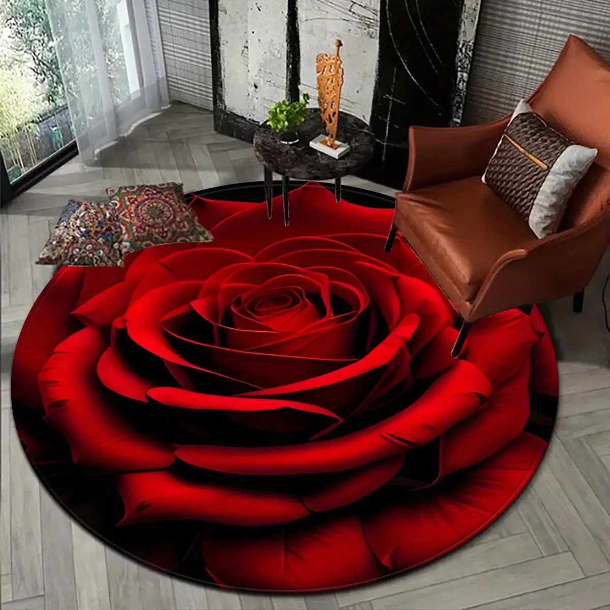 Alfombra Circular de Vidrio Ma - Commercial Glass Printing reseña y precio