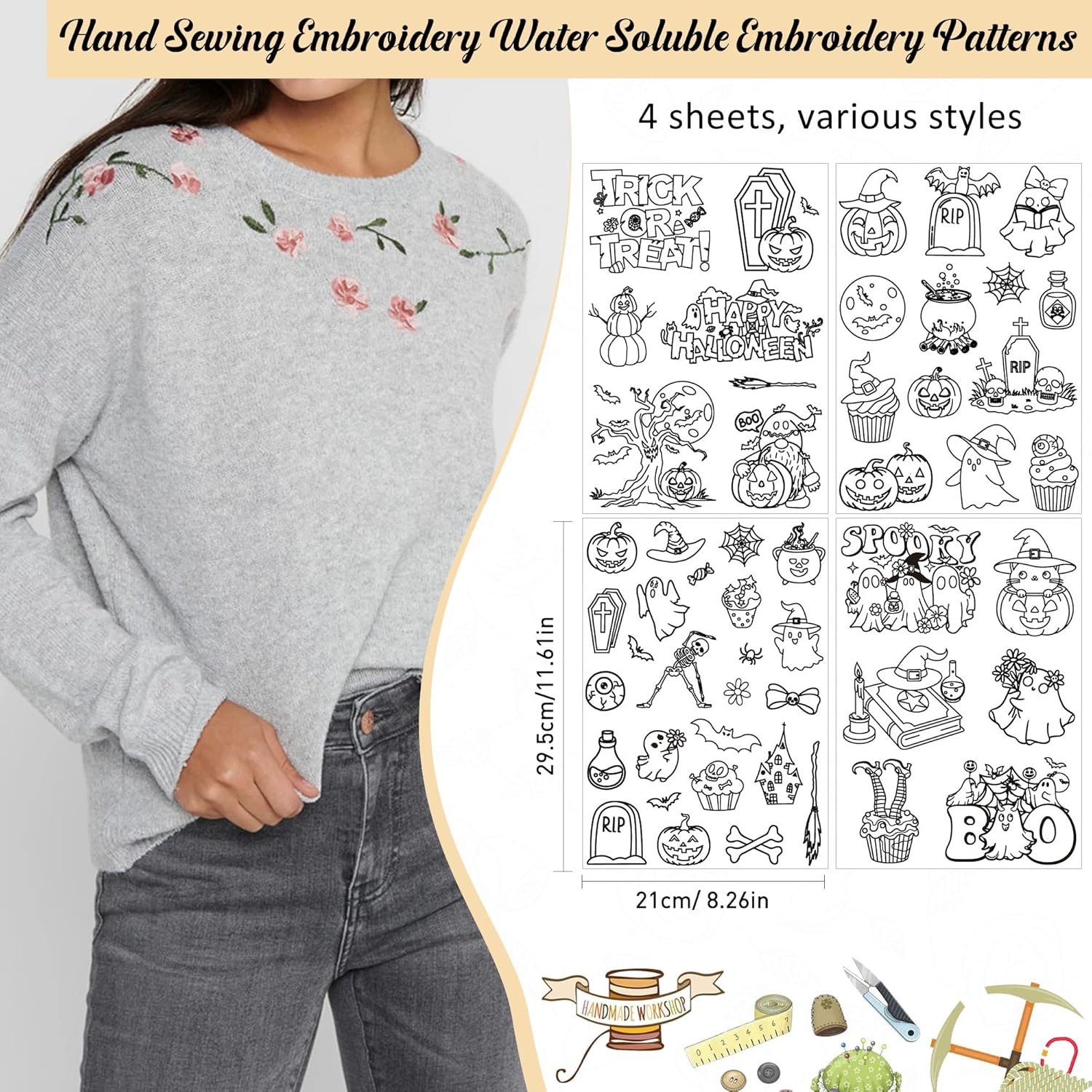 Patrón de bordado estabilizado - Embroidery Stabilizer Backing reseña y precio